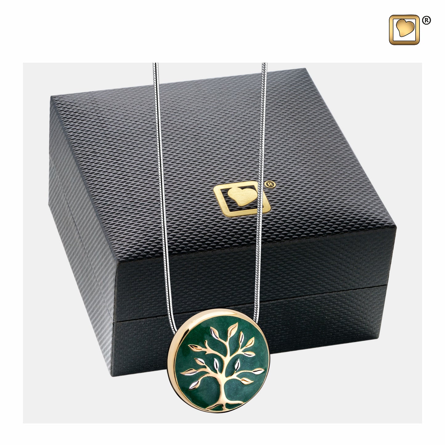 Pendant: Tree of Life - Enamel Gold Vermeil Two Tone - PD1470