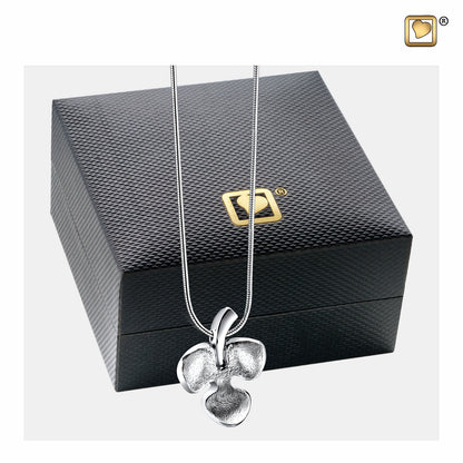 Pendant: Shamrock - Rhodium Plated Two Tone - PD1570