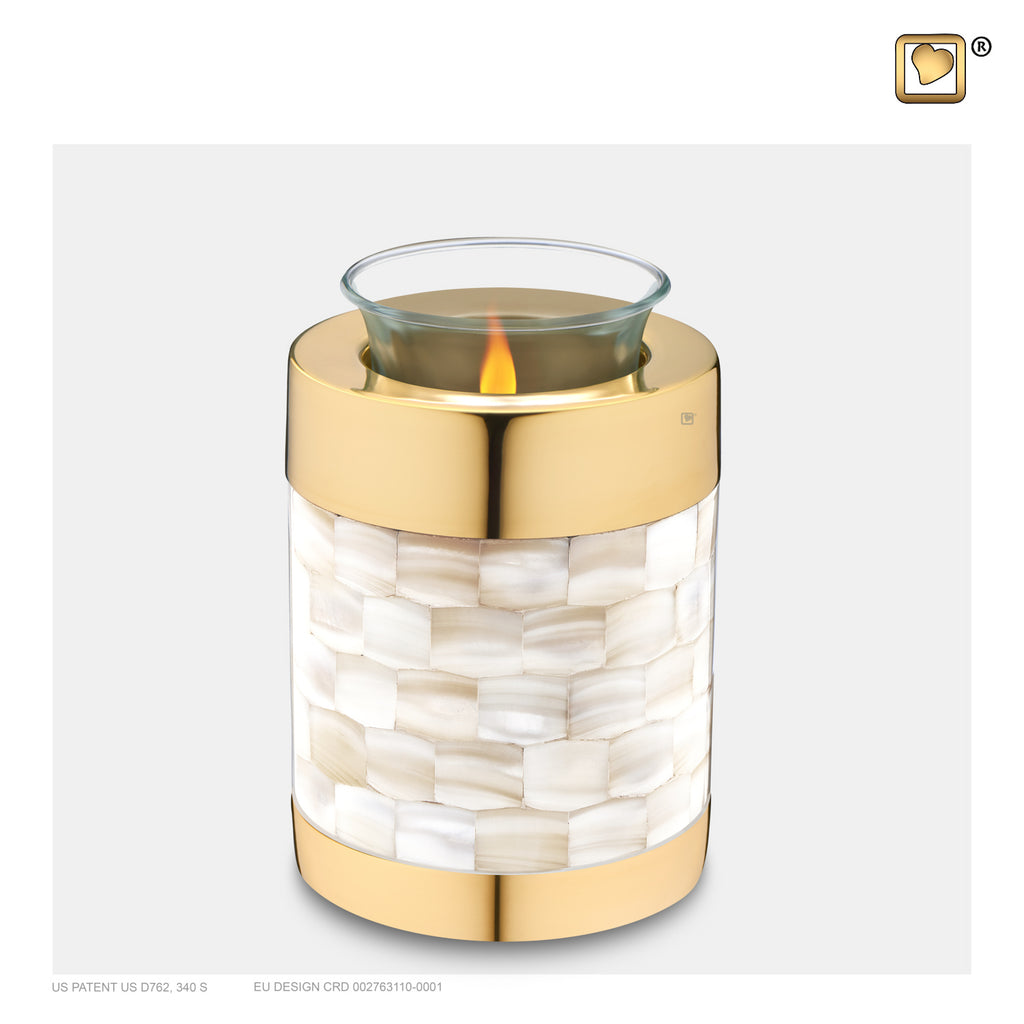 Mother of Pearl (Tealight Urn) - T230