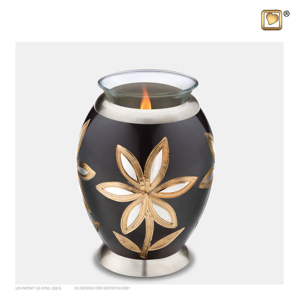 Majestic Lilies (Tealight Urn) - T503 - ***DISCONTINUED***