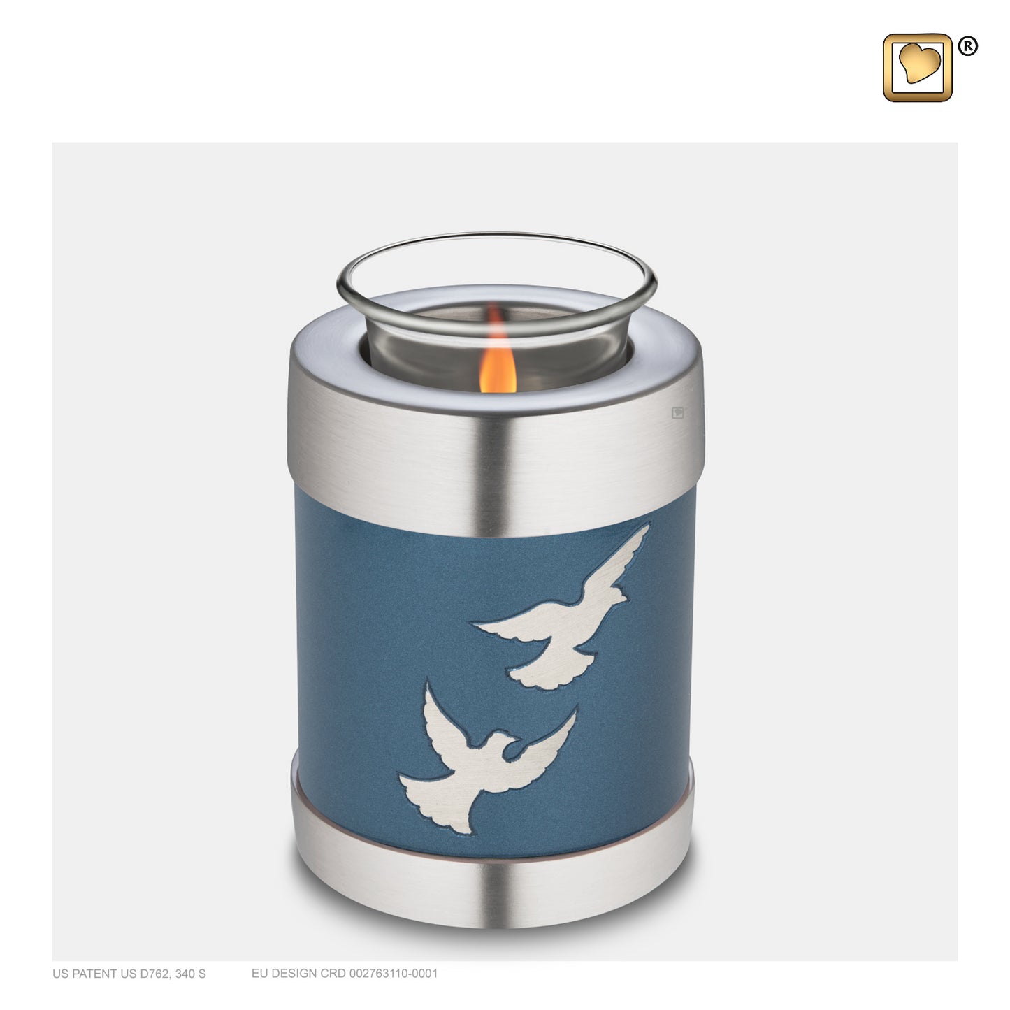 Divine Flying Doves (Tealight Urn) - T572