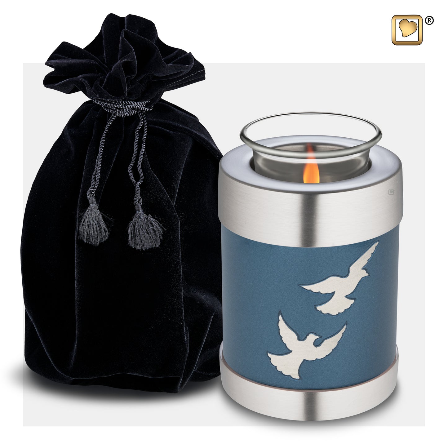 Divine Flying Doves (Tealight Urn) - T572