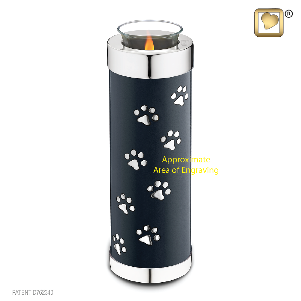 Pet Midnight (Tall Tealight Urn) - T656