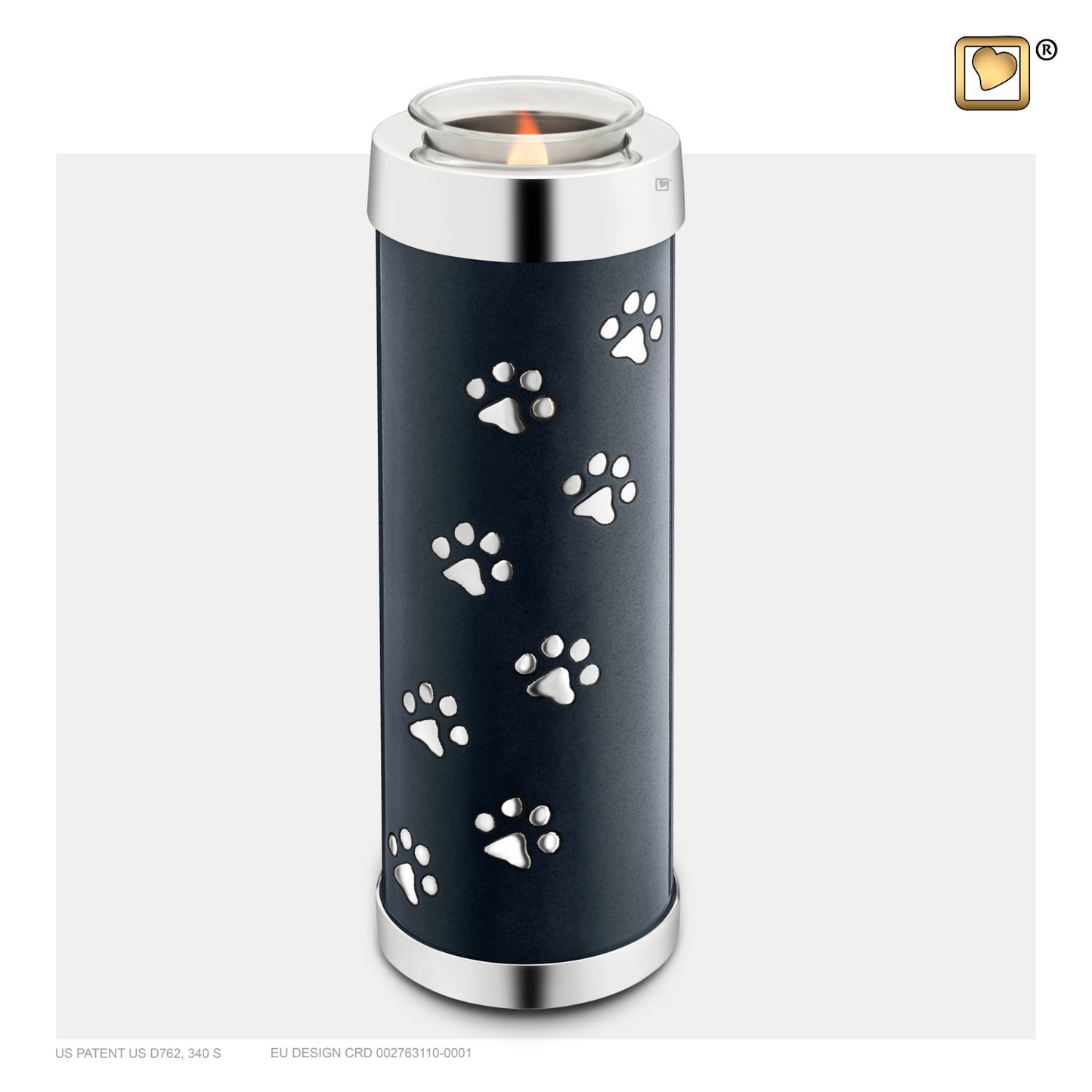 Pet Midnight (Tall Tealight Urn) - T656