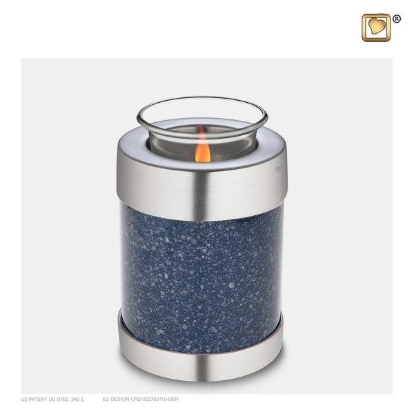 Speckled Indigo (Tealight Urn) - T663