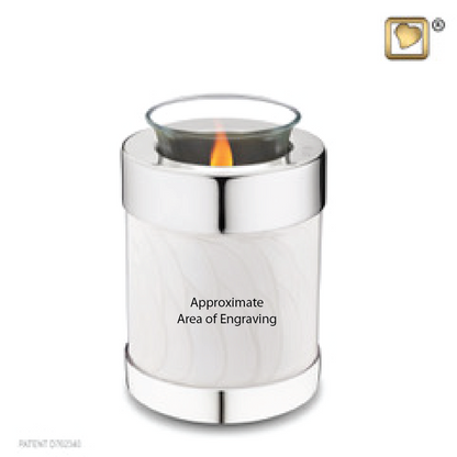 Pearl Silver (Tealight Urn) - T671