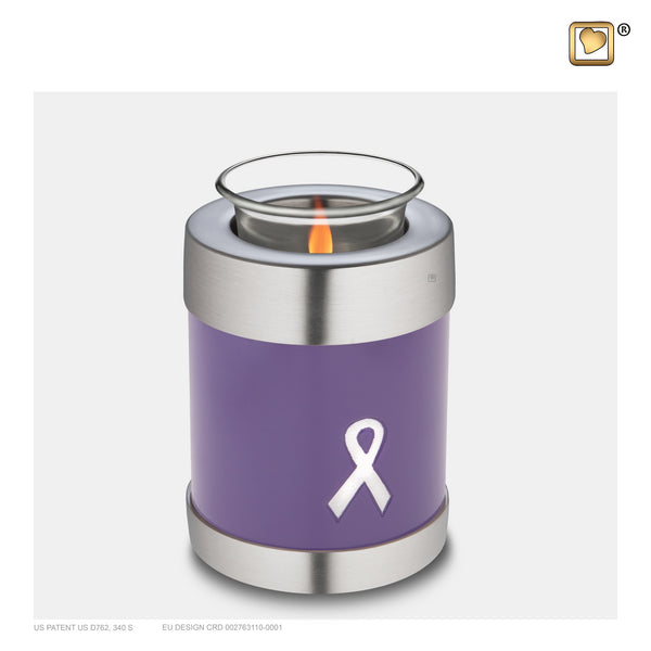 Awareness Purple (Tealight Urn) - T901