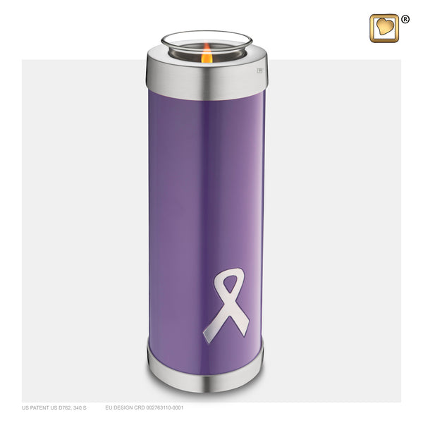 Awareness Purple (Tall Tealight Urn) - T903