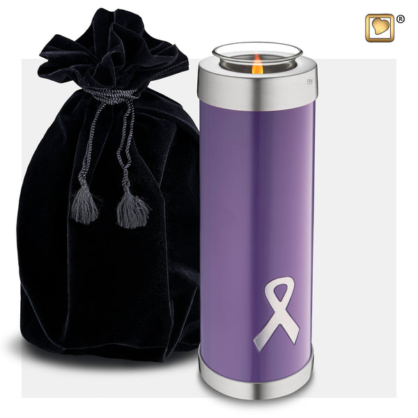 Awareness Purple (Tall Tealight Urn) - T903